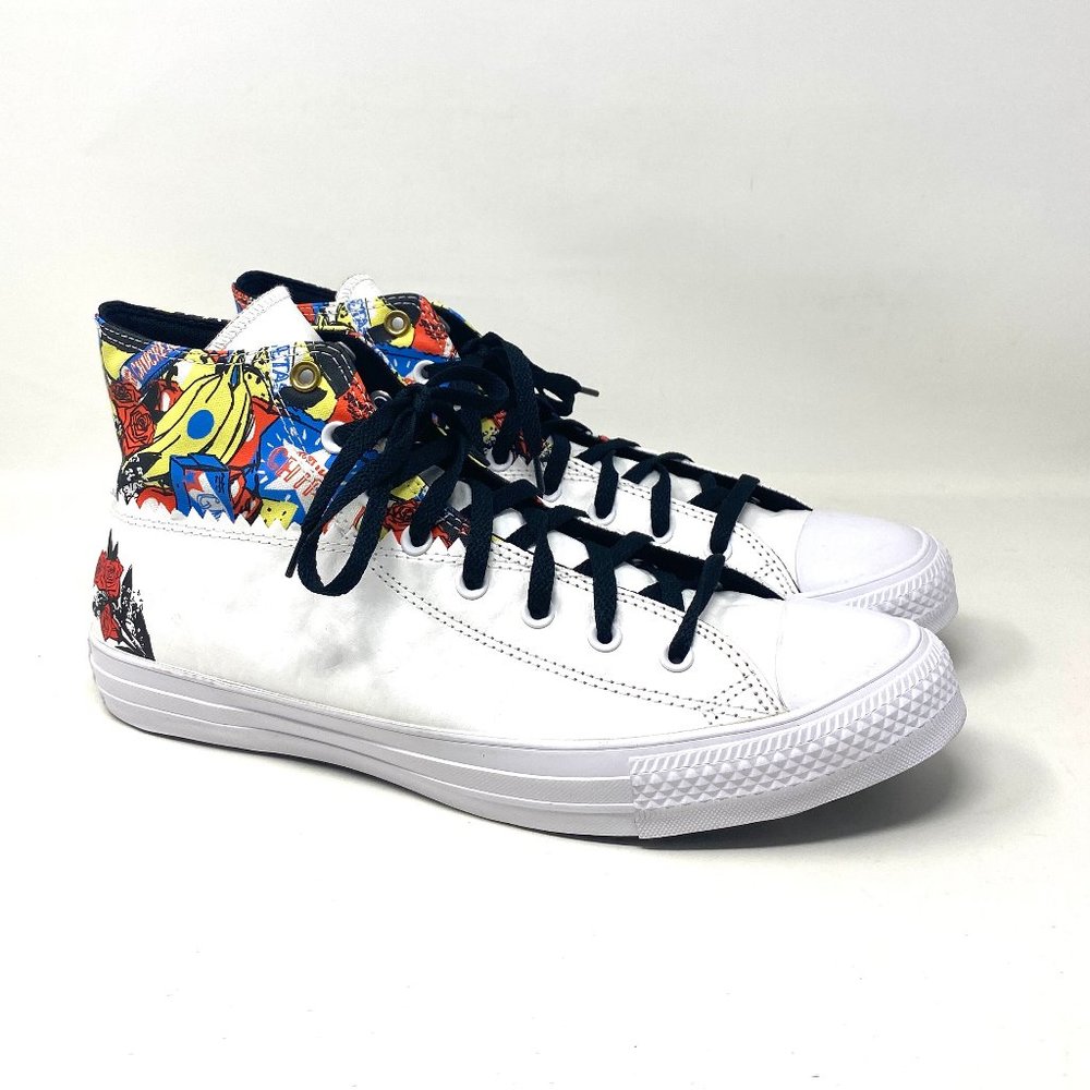 💖MEGA SALE💖Converse CTAS Chuck Taylor Hi Mi Gente Leather White Men 171494C